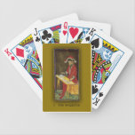 Cartes de jeu avec l'art de tarot le magicien jeux de cartes
