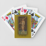 Cartes de jeu avec l'art de tarot l'imbécile jeux de cartes