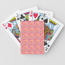 Cartes de jeu colorées d'os de chien