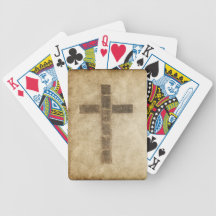 Cartes de jeu croisées grunges cartes bicycle poker