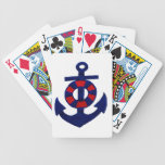 Cartes de jeu d'ancre et de balise jeux de cartes