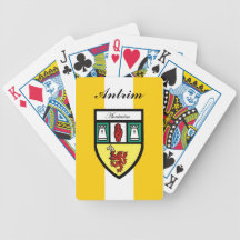 Cartes de jeu d'Antrim du comté Cartes À Jouer