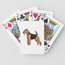 Cartes de jeu de chien de gallois Terrier