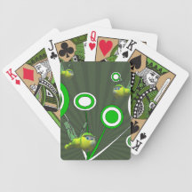 Cartes de jeu de libellule cartes à jouer