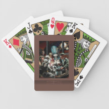 Cartes de jeu de wagon-restaurant d'Astro Cartes À Jouer
