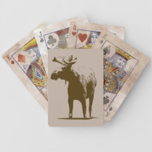Cartes de jeu d'orignaux de Taureau Jeux De Cartes