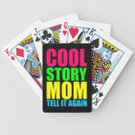 Cartes de jeu fraîches de maman d'histoire cartes de poker