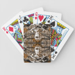 cartes de jeu grunges d'ange de cyber cartes à jouer