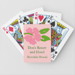 Cartes de jeu tropicales personnalisables de thème jeux de cartes