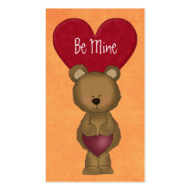 Cartes de jour de Valentines à distribuer pour des Modèle De Carte De Visite