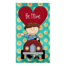 Cartes de jour de Valentines à distribuer pour des Cartes De Visite Personnelles