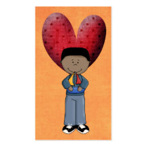 Cartes de jour de Valentines à distribuer pour des Cartes De Visite Personnelles