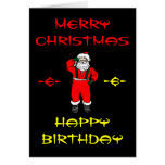 Cartes de Joyeux Noël et de joyeux anniversaire