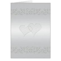 Cartes de mariage élégantes de Flourish de perle