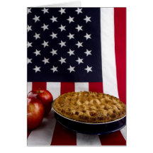Cartes de note américaines de tarte aux pommes