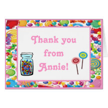 Cartes de note de Merci d'anniversaire de magasin 