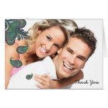Cartes de note de Merci de mariage de Paisley de p
