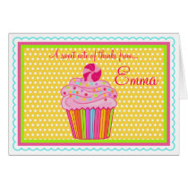 Cartes de note de Merci de petit gâteau de Surpise cartes
