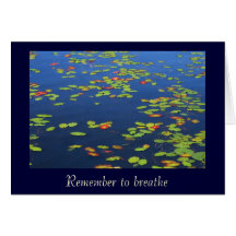 Cartes de note de protections de l'eau bleue et de