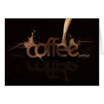 Cartes de note d'intoxiqué de café d'amusement