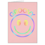 Cartes de note souriantes d'arc-en-ciel super ou c