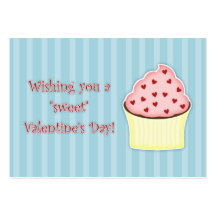 Cartes de Saint-Valentin de petit gâteau Modèles De Cartes De Visite