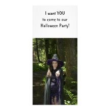 Cartes de support de partie de Halloween Carte Double Customisable