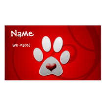 Cartes de visite animaux carte de visite
