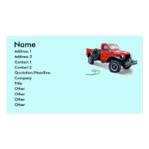 Cartes de visite antiques de Powerwagon Cartes De Visite Personnelles