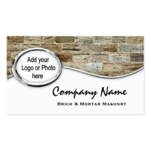 Cartes de visite argentés de photo de logo de maço modèles de cartes de visite