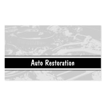 Cartes de visite automatiques de restauration cartes de visite professionnelles