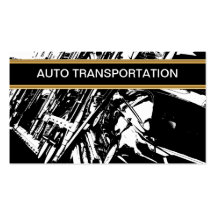 Cartes de visite automatiques de transport modèle de carte de visite
