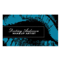 Cartes de visite chauds audacieux de maquillage de cartes de visite professionnelles