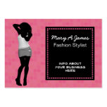 cartes de visite chics de boutique de mode cartes de visite personnelles