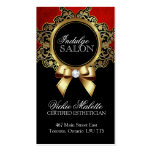 Cartes de visite chics de salon et de spa modèle de carte de visite