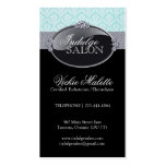 Cartes de visite chics de salon et de spa modèles de cartes de visite