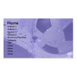 CARTES DE VISITE DE BALLON DE FOOTBALL CARTE DE VISITE