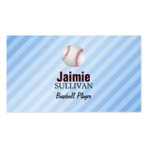 Cartes de visite de base-ball modèles de cartes de visite