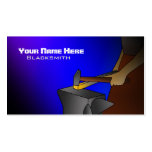 Cartes de visite de Blacksmithing Modèles De Cartes De Visite