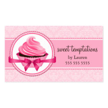 Cartes de visite de boulangerie de petit gâteau de carte de visite