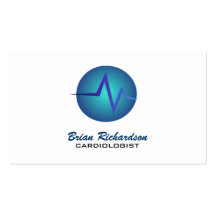 Cartes de visite de cardiologue cartes de visite professionnelles