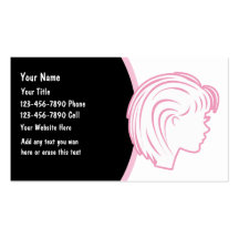 Cartes de visite de coiffeur modèles de cartes de visite