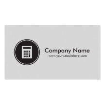 Cartes de visite de comptabilité cartes de visite professionnelles