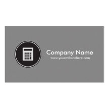Cartes de visite de comptable carte de visite