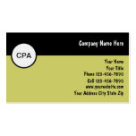 Cartes de visite de comptable cartes de visite personnelles