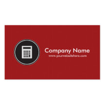 Cartes de visite de comptable cartes de visite professionnelles