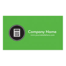 Cartes de visite de comptable modèles de cartes de visite