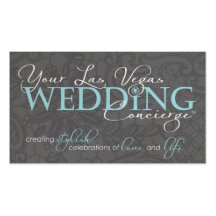 Cartes de visite de concierge de mariage de BT Cartes De Visite Professionnelles