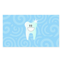 Cartes de visite de dent de dentiste cartes de visite personnelles