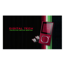 Cartes de visite de Digitals Tech. Pod Cartes De Visite Personnelles